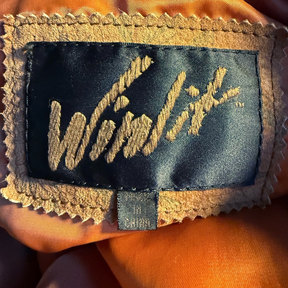 Vintage Leather Patchwork Jacket With Ragland Sle… - image 2